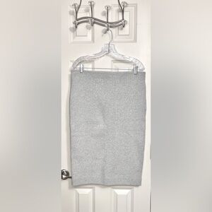 Express High Waisted Ribbed Pencil Skirt NWT